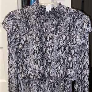 Long sleeve turtle neck dress